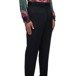 Y/Project Black Virgin Wool Multi Belt Loop Tailored Trousers Mens Size M